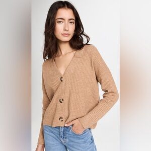 Madewell Cameron Ribbed Cardigan Sweater in Coziest Yarn